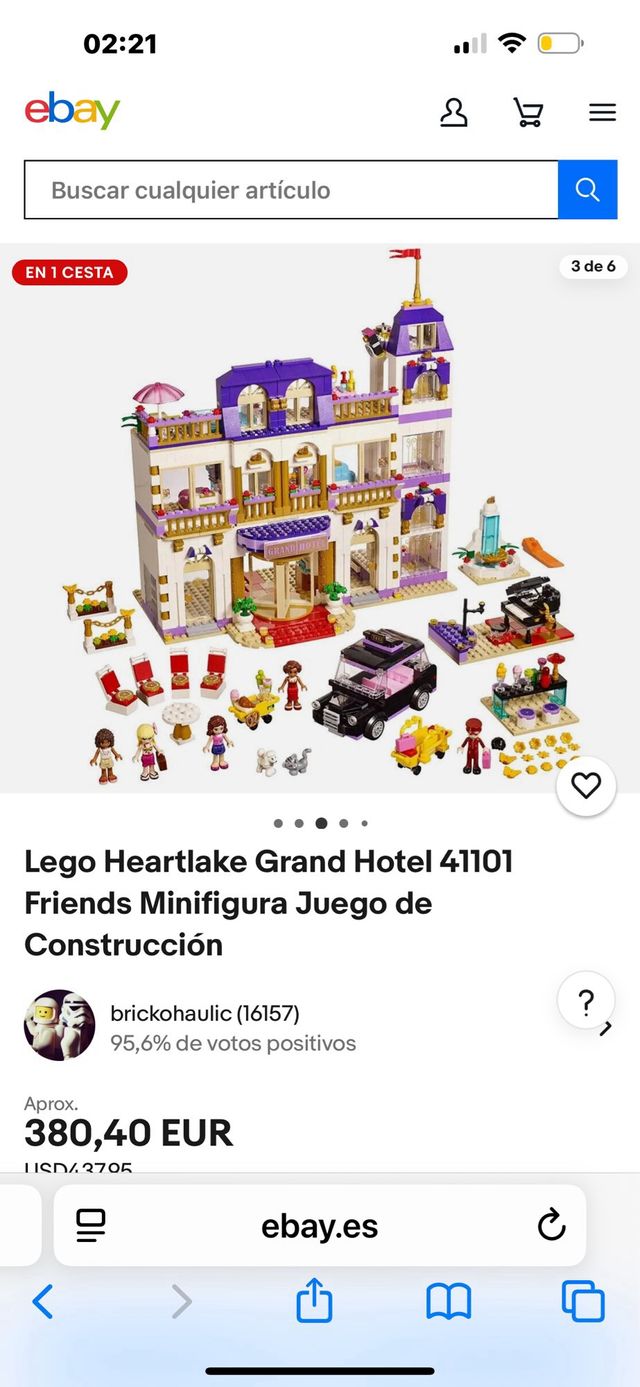 Lego Friends Hotel Heartlake 41101