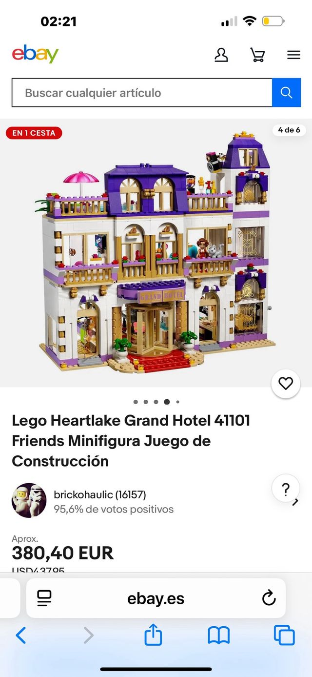 Lego Friends Hotel Heartlake 41101
