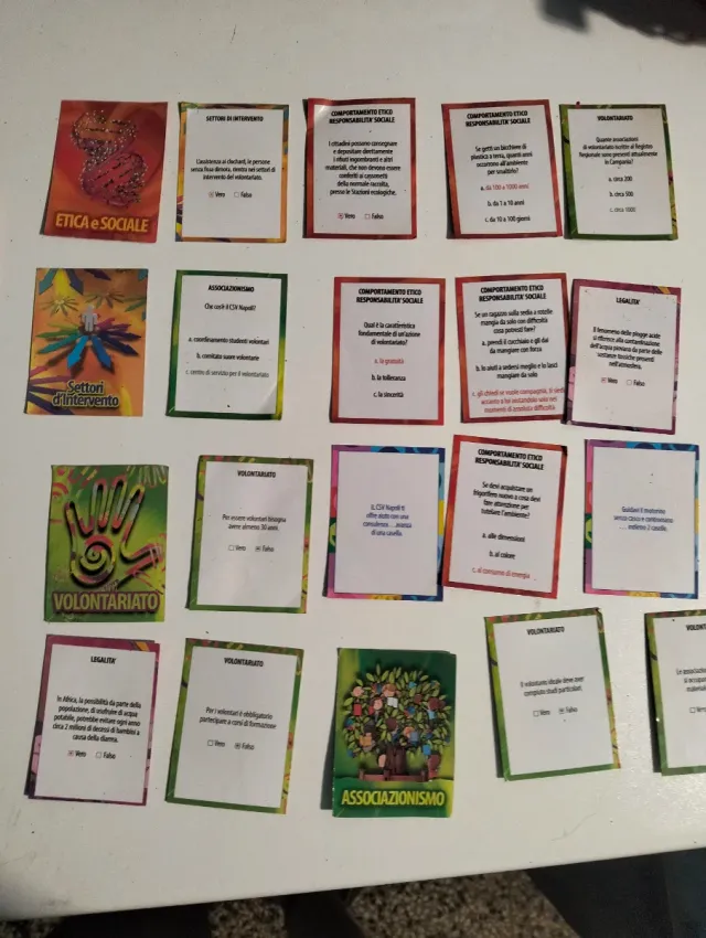 Carte Etica e Sociale - Volontariato