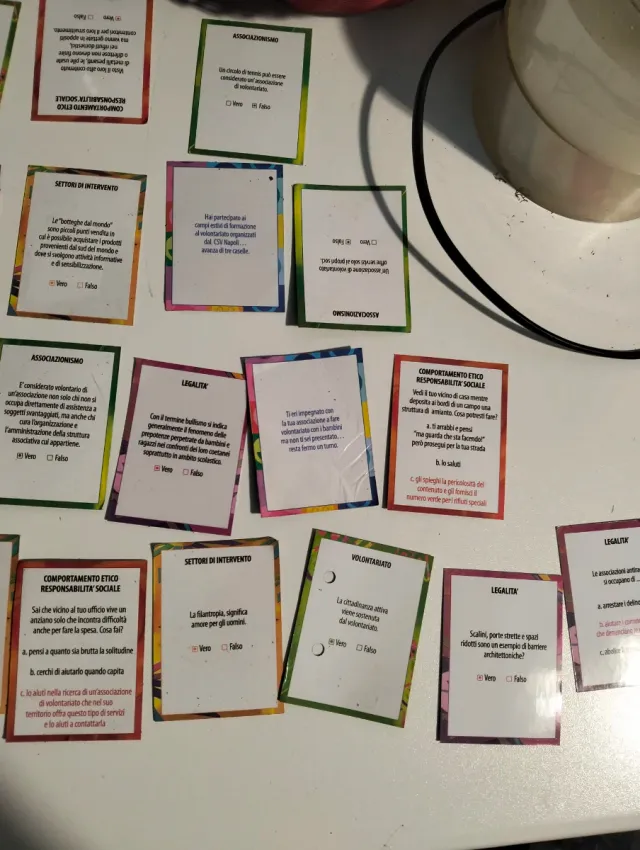 Carte Etica e Sociale - Volontariato