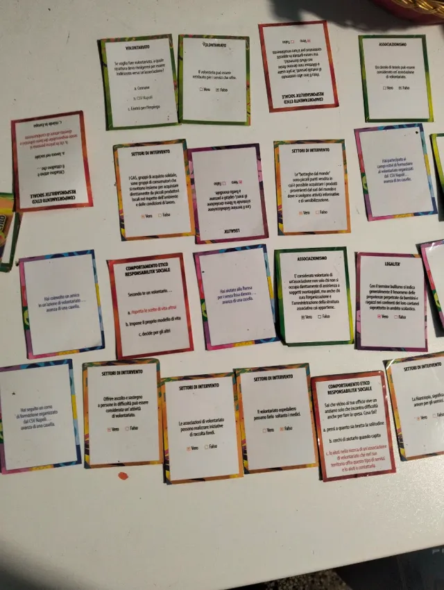 Carte Etica e Sociale - Volontariato