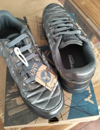 Zapatillas deportivas Yumas  plomo n° 37 etiqueta