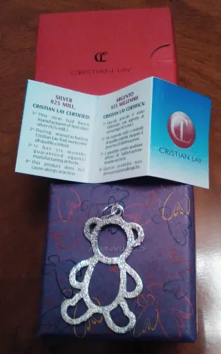 Conjunto Plata 925 Cristian Lay Oso