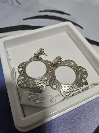 Pendientes Lotus Silver Flor