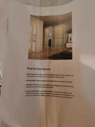 Puerta de interior de madera