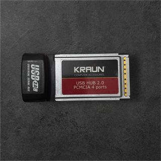 Hub USB 2.0 PCMCIA 4 Porte Kraun