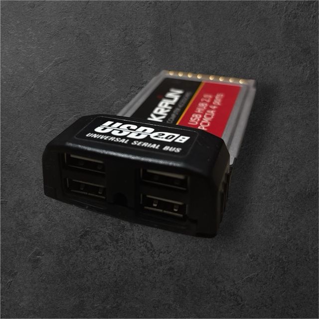 Hub USB 2.0 PCMCIA 4 Porte Kraun