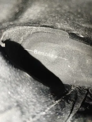 Botas negras plataforma usadas una vez.Muy cómodas