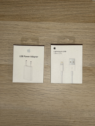 Caricatore iPhone + Cavo 2M Usb-Lightning Originale