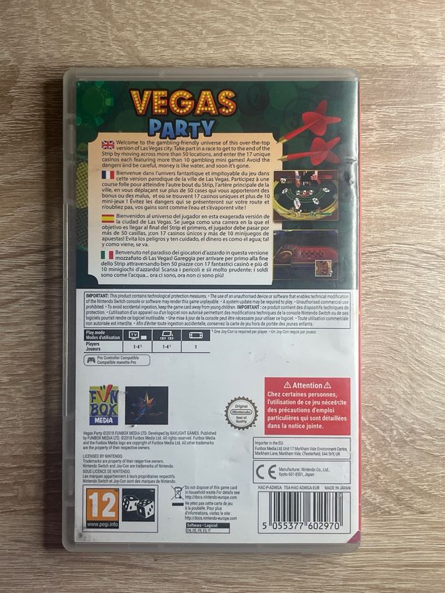 Vegas Party Nintendo Switch