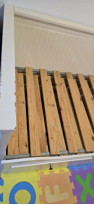 Cama nido IKEA blanca con cajones