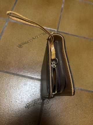 Bolso Cartera Estilo LV Marrón Dorado