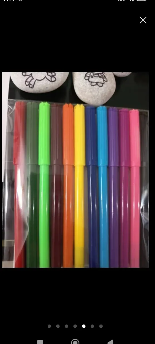 Kit para dar vida a piedras y dibujos.