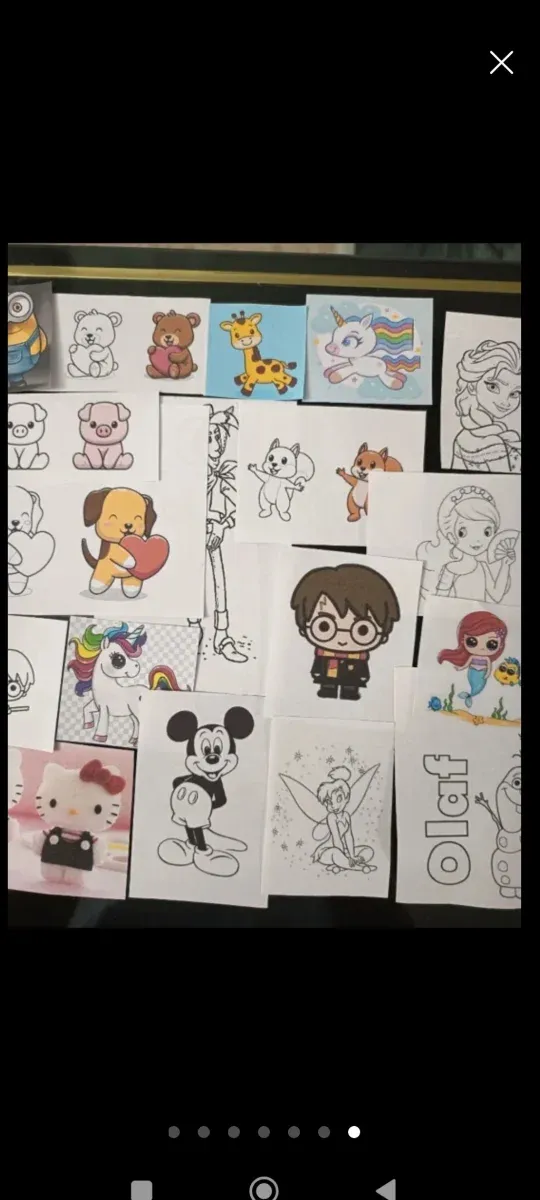 Kit para dar vida a piedras y dibujos.