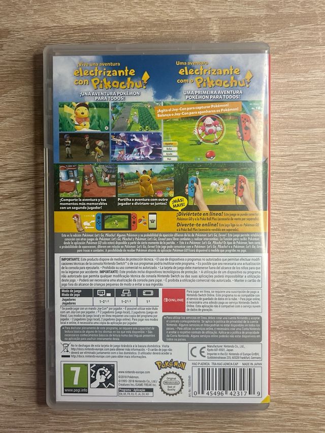 Pokemon Let's Go Pikachu! Nintendo Switch