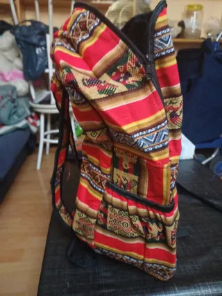 Mochila tela Incaica Machu Picchu Cusco