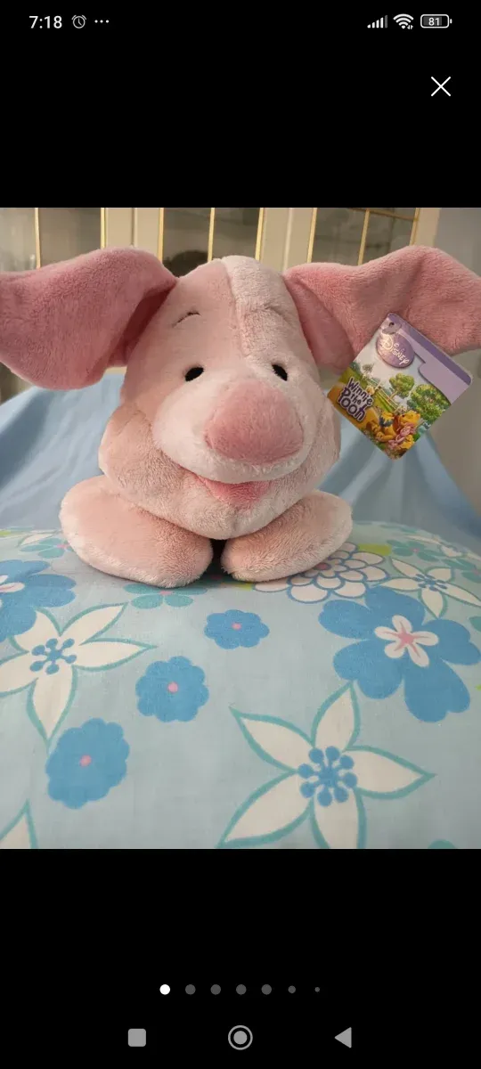 Peluche Piglet Disney. 50 cm