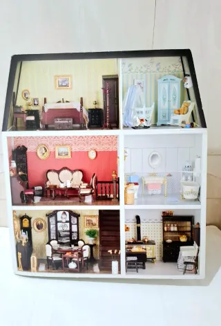 Casa Muñecas 2010 Victoriana Antigua Menaje Cocina