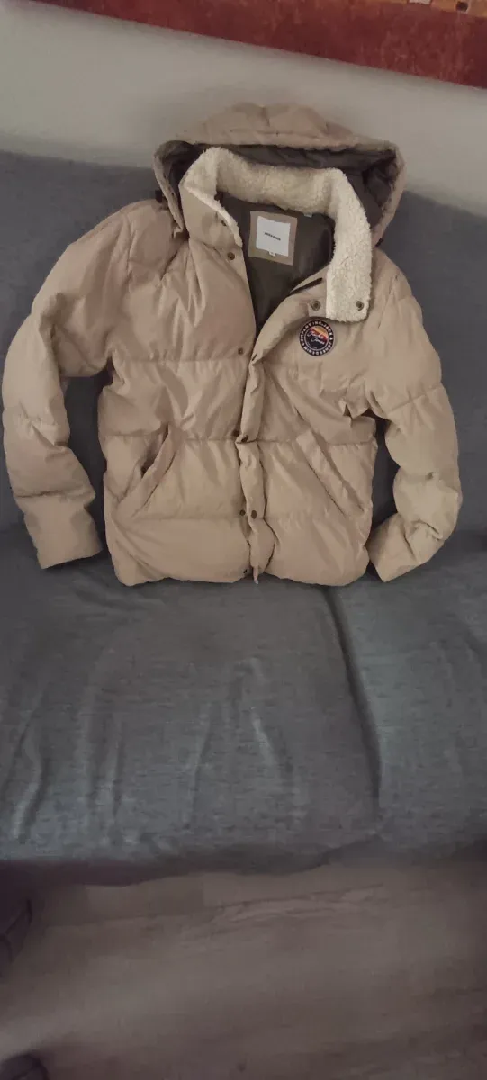 Cazadora Jack Jones Beige Invierno