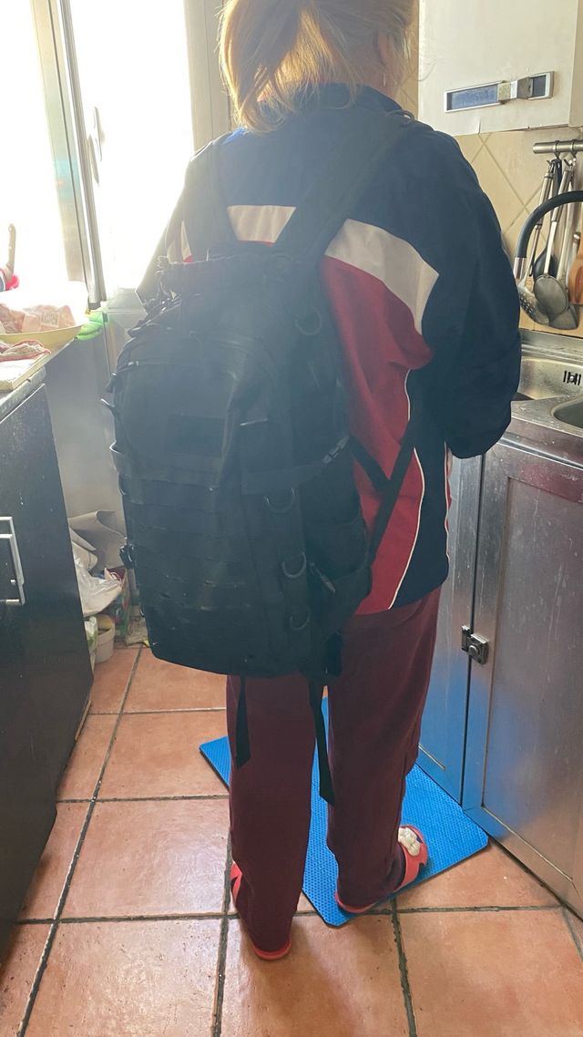 Mochila Táctica Negra Todoterreno