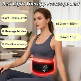 Warmforwel Cinturón terapia luz roja y calefacción