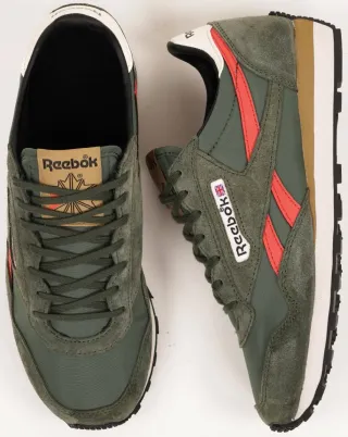 Zapatilla Deportiva Reebok Azteca II Verde/ Gris.