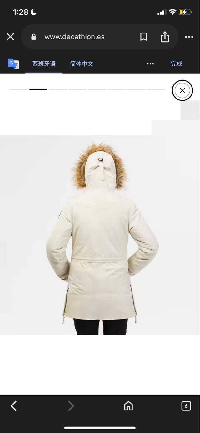 Chaqueta impermeable invierno senderismo