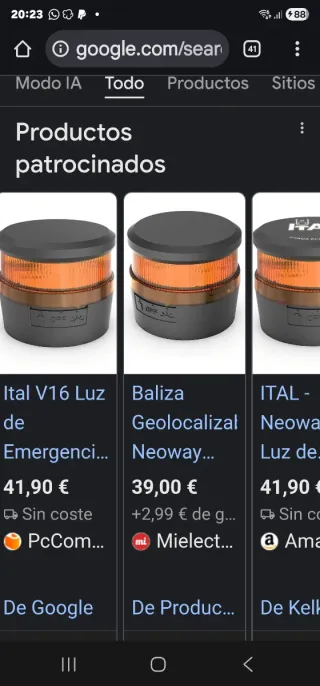 Baliza V16 Homologada DGT Certificada española 100