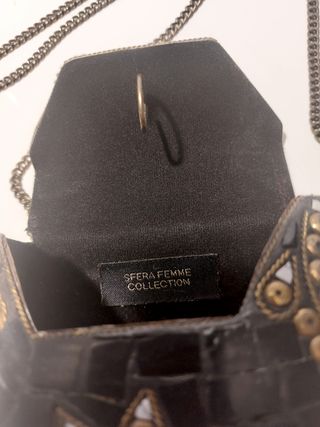 Bolso boho chic de fiesta o noche de mosaico