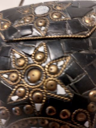 Bolso boho chic de fiesta o noche de mosaico