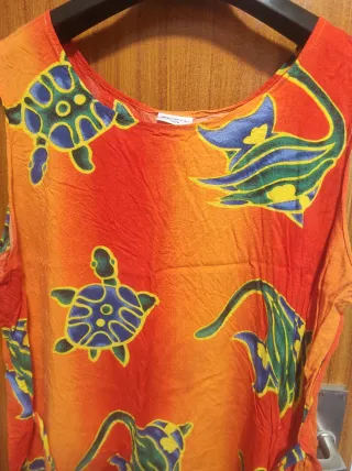 Vestido naranja M/L Blue Madys tortugas
