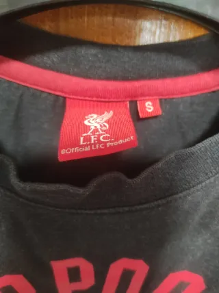 Camiseta Liverpool Lfc, Talla M Negra