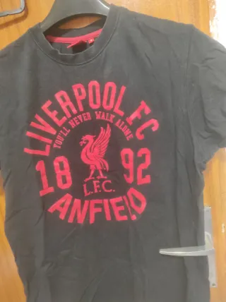 Camiseta Liverpool Lfc, Talla M Negra