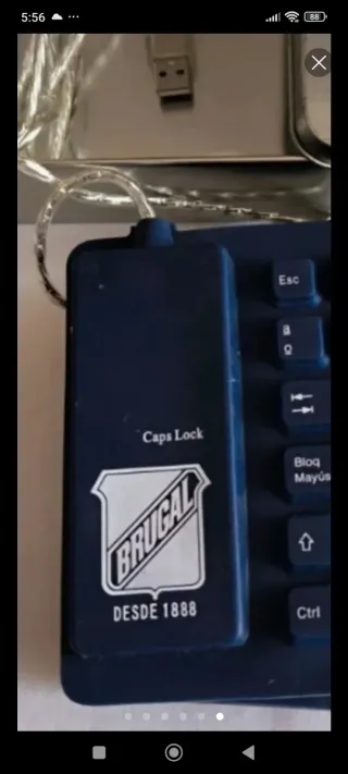 Teclado Portátil de Silicona.Conenexión USB.