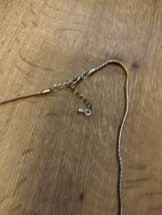 Collar mujer camafeo azul y plateado