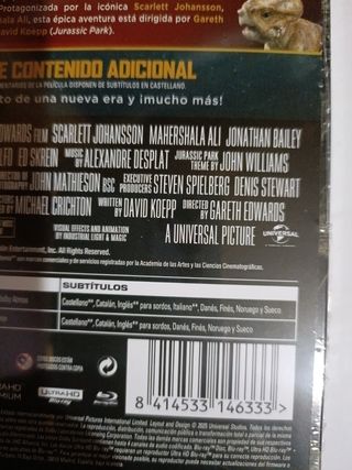 Jurassic World Rebirth Steelbook (sin abrir) UHD