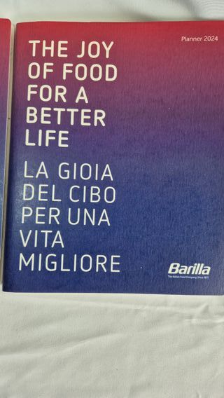 Barilla Agenda da Tavolo Planner 2024 Dipendenti