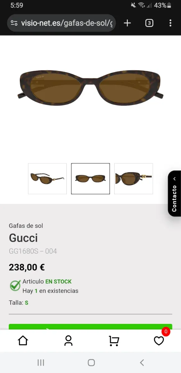 Gafas de sol Gucci Tortoise