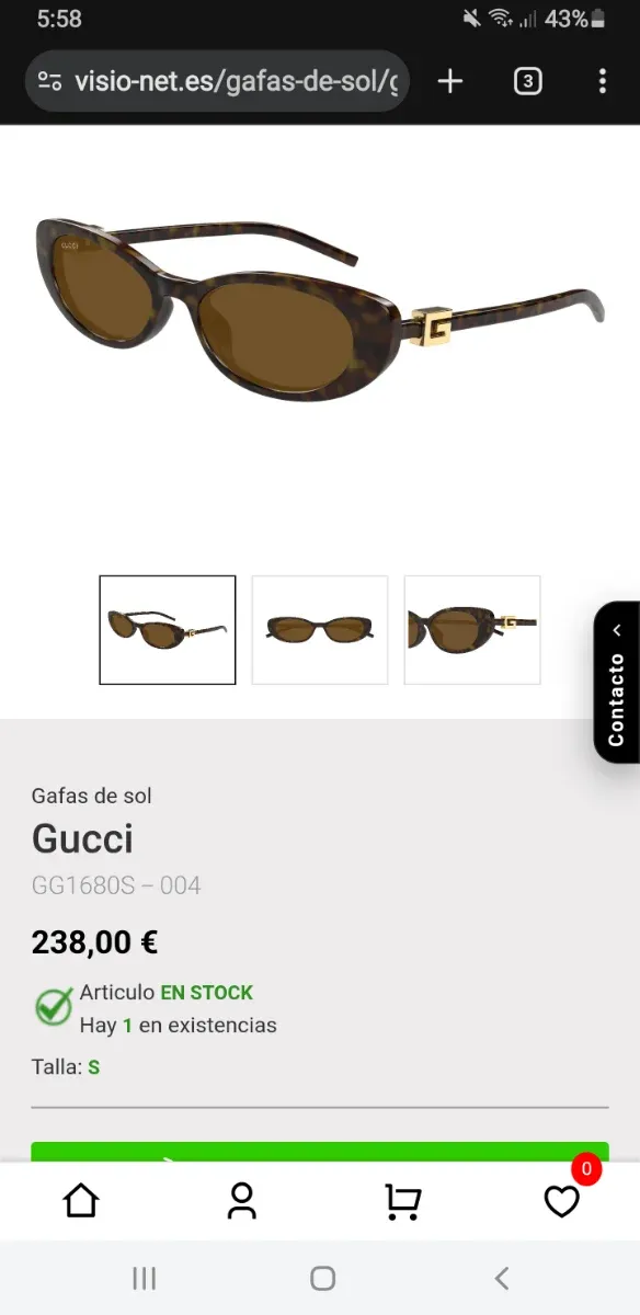 Gafas de sol Gucci Tortoise