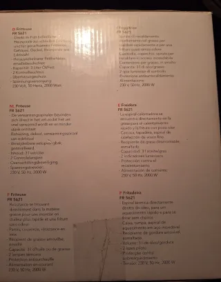 Freidora de aceite AEG