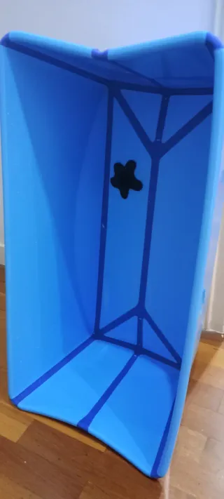 Bañera bebé Stocke plegable azul