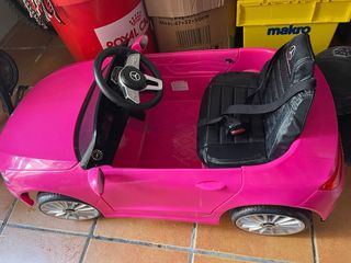 Coche Eléctrico Mercedes Niña Rosa