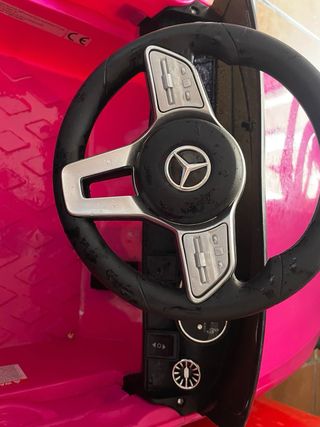 Coche Eléctrico Mercedes Niña Rosa