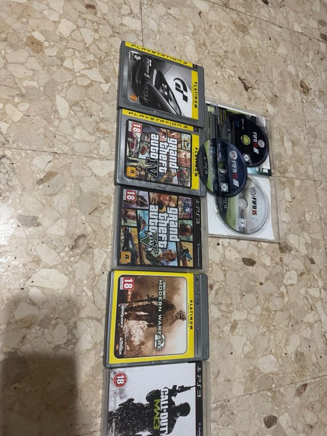 Lote Juegos PS3: GT, GTA, FIFA, CoD