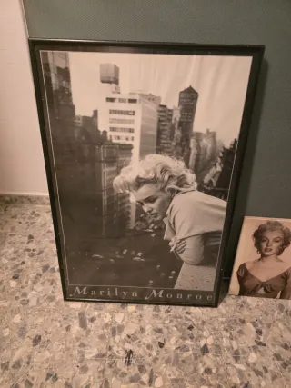 Lámina Marilyn Monroe con marco
