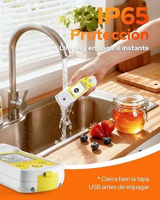 LAFMATE Refratómetro digital Brix con ATC