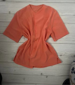 Camisa de verano naranja