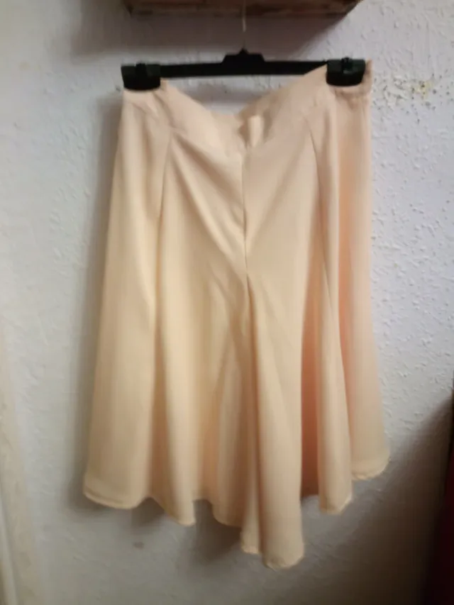 Falda larga estampada floral