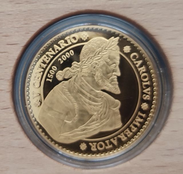 Monedas quinto centenario Carlos V - Plata y Oro