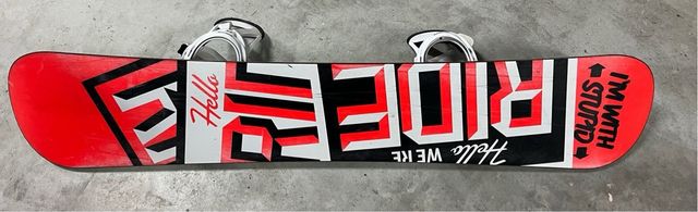 Tabla Snow Ride 152 + Fijaciones Burton Misión